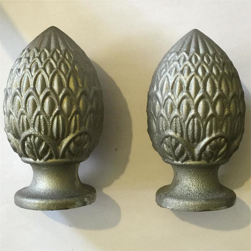 Ornamentais ferro forjado bolas e esferas