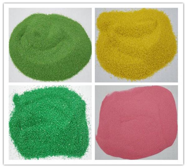 Dyed stone sand for reptile