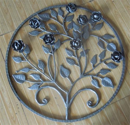 Wrought Iron stair Rosettes