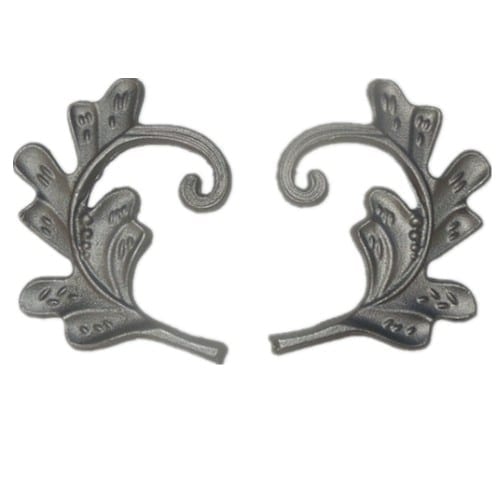 Ornamental Wrought Iron Leaves and Flowers