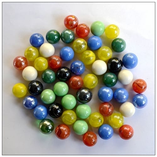 Colorful Wholesale Round Glass Marbles in Stock