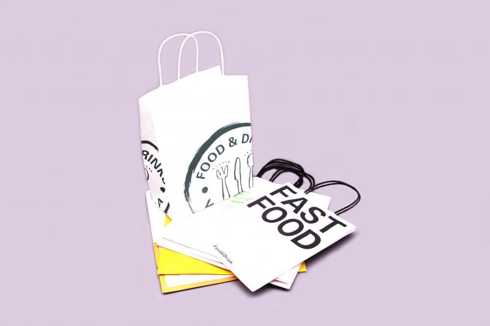 Shopping  kraft paper bag