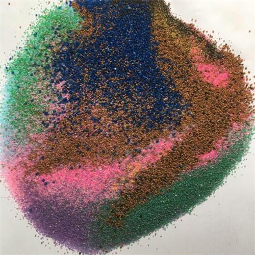Colorful beauty advanced dyeing sand