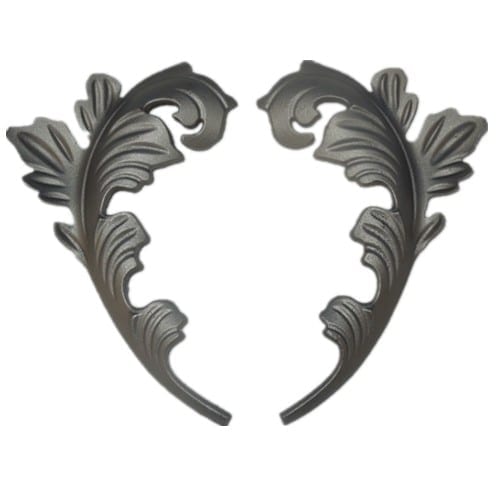 Cast Iron Gate Ornaments Leaves and Flowers