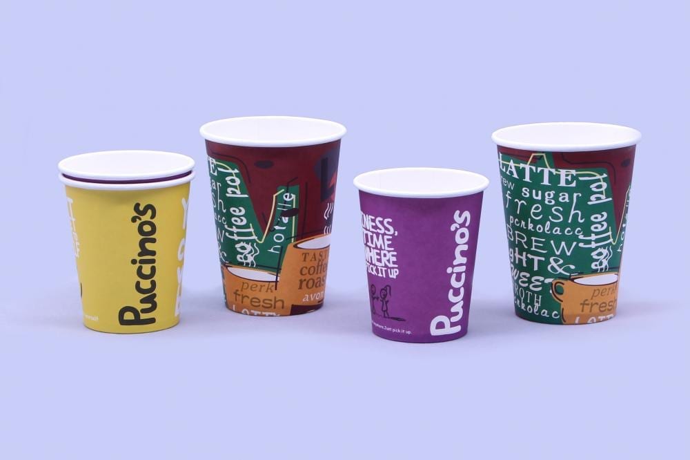 Custom disposable single wall paper cup