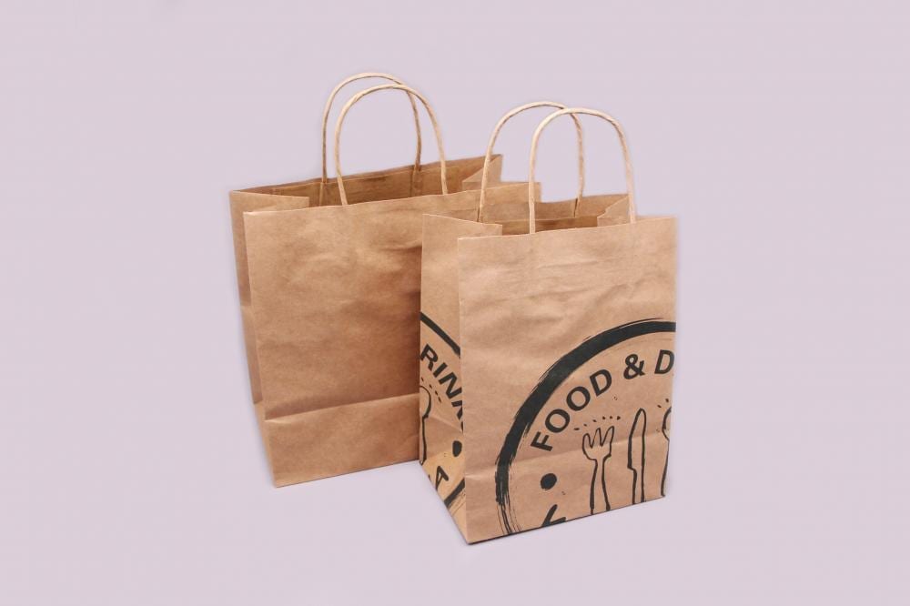 Shopping  kraft paper bag